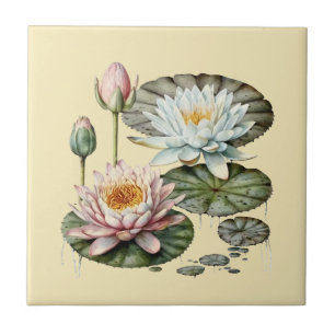 Estilo Natureza Azulejo De Lily Cerâmica