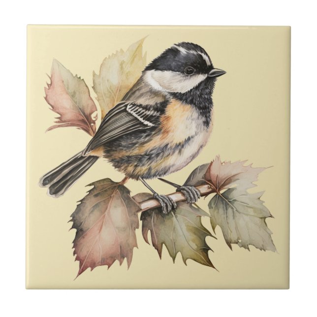 Estilo Natureza Tit de Carvão Azulejo cerâmico (Frente)