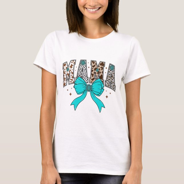 Estilo Ocidental Mamma Design T-shirt (Frente)