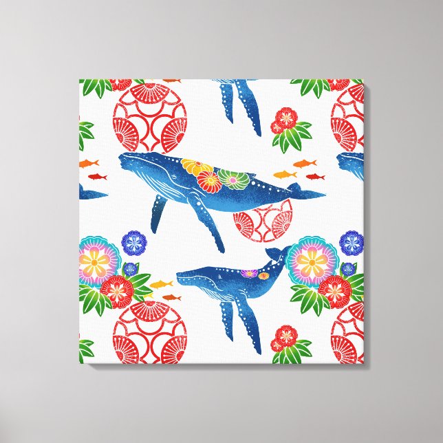 estilo okinawan bingata, modelo de arte impressão (Frente)