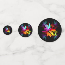 Estilo Psicodélico Hippie Moderno Cores Arco-Íris