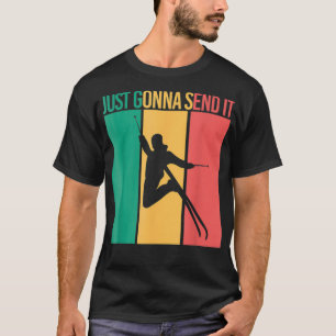 Estilo Retroativo Da Camisa Snowboard Vai Enviá-Lo