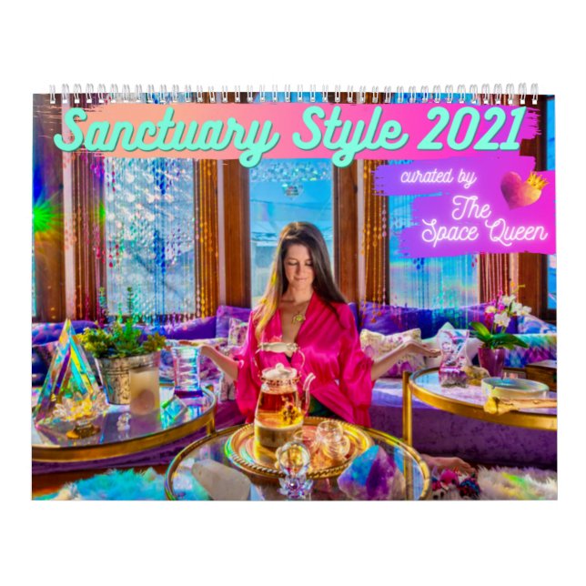 Estilo Santuário 2021 Calendário de The Space Quee (Capa)