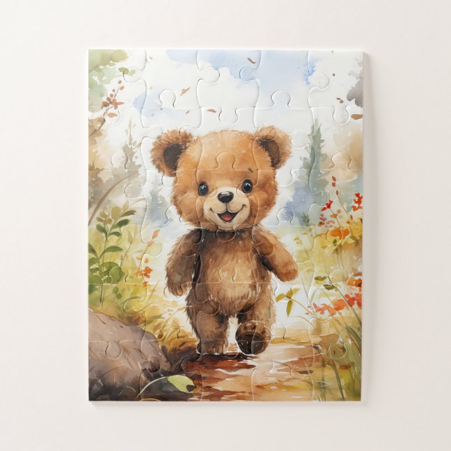 Estilo Storybook Teddy Bear Jigsee Quebra-cabeça (Vertical)