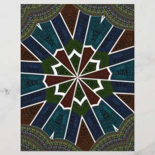 Estilo Trendy Sari: Design de padrão de Abstrato m