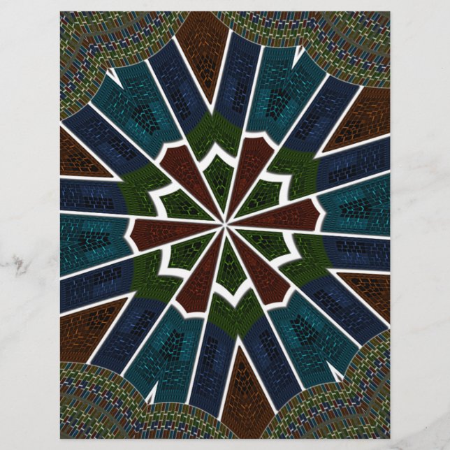 Estilo Trendy Sari: Design de padrão de Abstrato m (Frente)