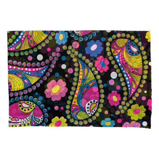 Estilo tribal paisley, padrão étnico perfeito. (Frente)