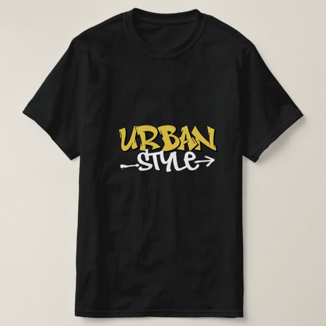 Estilo Urbano Mens T-Shirt (Frente do Design)