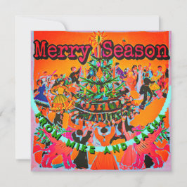 Estilo Vintage Árvore de Natal adicione seu texto