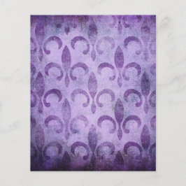 Estilo Vintage Folur de lis Folheto de Raposa