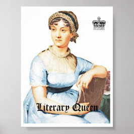 Estilo Vintage Jane Austen Poster