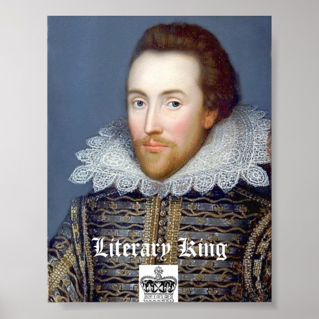 Estilo Vintage William Shakespeare Poster (Frente)