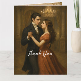 Estilo Vitoriano de Cartões de agradecimentos Pers