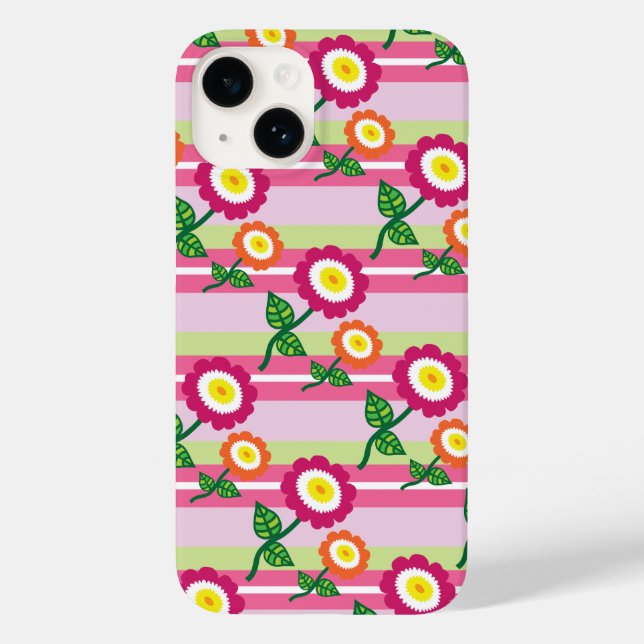 Estirpes e Flores Cutas no iPhone 7 Case (Verso)