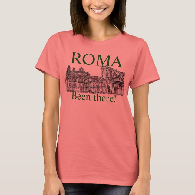 Estive lá! t-shirt Roma (Frente)