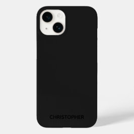 Estojo Case-Mate 14 preto personalizado simples
