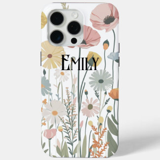 Estojo Case-Mate iPhone flores cor-de-rosa moderna