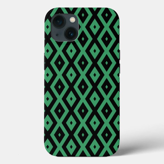 Estojo Case-Mate para iPhone com padrão de diamant (Verso)