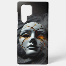 Estojo Cracked Porcelain Mask Galaxy S22 Ultra