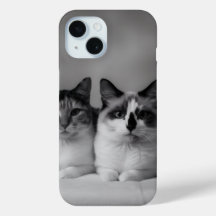 Estojo de ajuste fino para iPhone 15 com retrato d