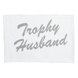 Estojo de almofada de marido troféu personalizado