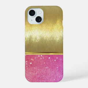 Estojo de design com rosa e dourado maneiro