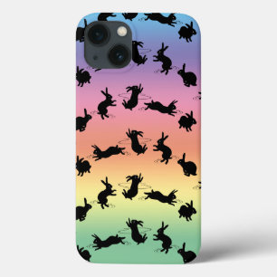 Estojo de iPad Binky Bunnies (Arco-íris)