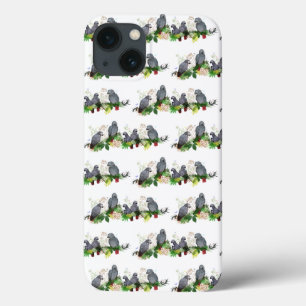 Estojo de iPad para Festa de Papagaio Cinzento Afr