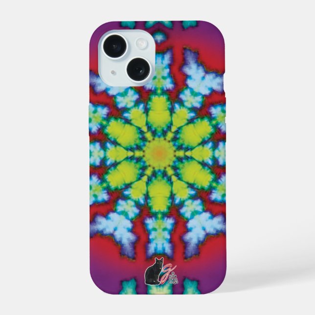 Estojo de iPhone Bloom Kaleidoscope (Verso)