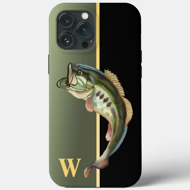 Estojo de iPhone Case-Mate com desenho de robalo a (Verso)