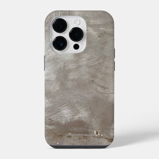 Estojo de iPhone Case-Mate de Alumínio Falso Brush (Verso)