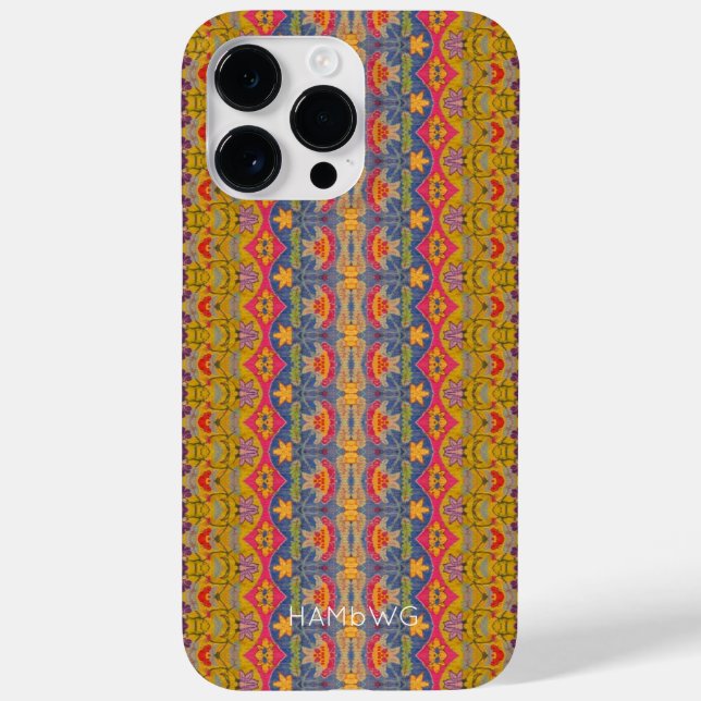 Estojo de iPhone Colorido Gypsy HAMbyWG (Verso)