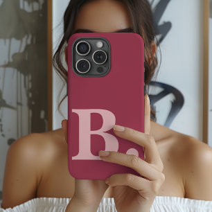 Estojo de iPhone com Monograma Personalizado Prese