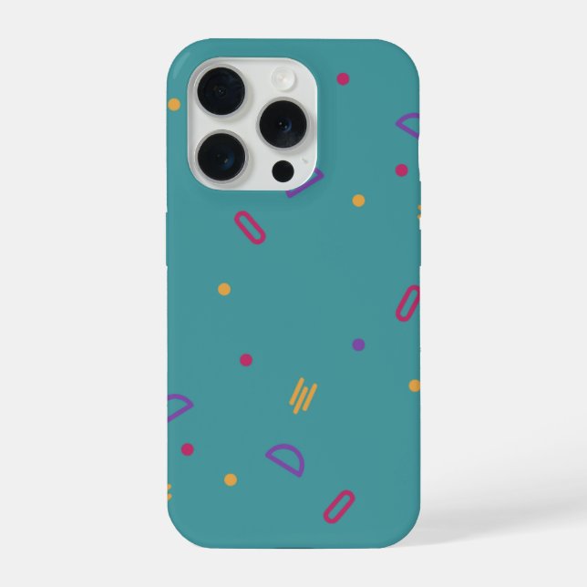 Estojo de iphone com padrão geométrico Reteo. (Verso)