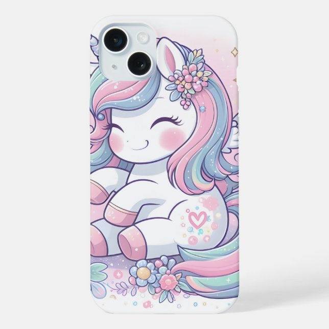 Estojo de iPhone Cute Unicorn Case-Mate (Verso)