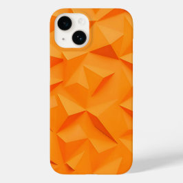 Estojo de iPhone Geométrico Laranja Vibrante Estil