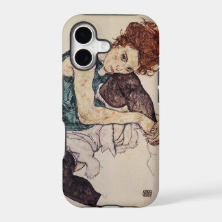 Estojo de iPhone Mulher Sentada de Egon Schiele