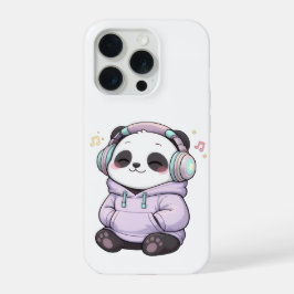 Estojo de iPhone Panda Fofo | Fones de Ouvido Kawa