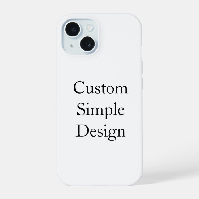 Estojo de iPhone simples personalizado promocional (Verso)