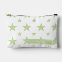 Estojo de Lápis Constelação de Estrelas Verdes