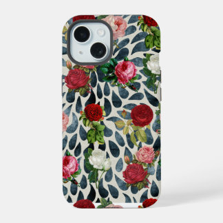 Estojo de telefone acessório cottagecore de rosas