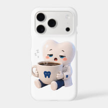 Estojo de Telefone Café Dentista Dente Sonolento F