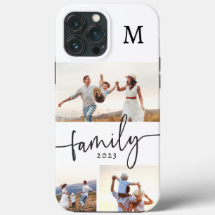 Estojo de telefone com foto da família