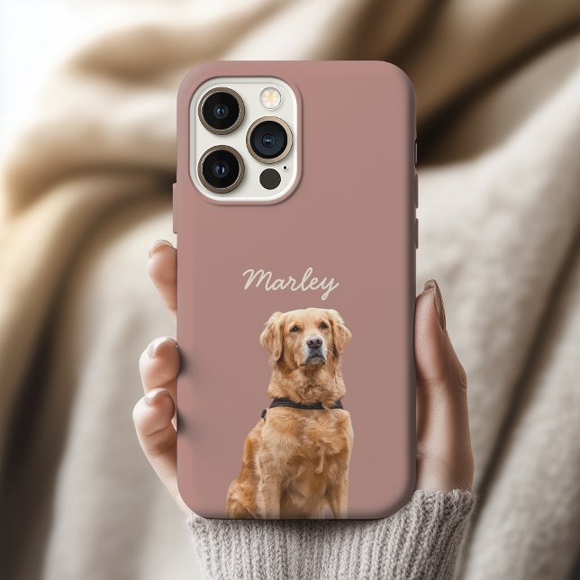 Estojo de telefone com foto personalizada de anima (Personalized Dog and Cat Phone Case for Owners, Custom Pet iPhone Case Gift for Best Kids & Adults)