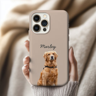 Estojo de telefone com foto personalizada de cacho