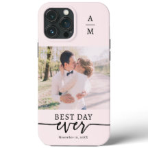 Estojo de telefone com foto rosa