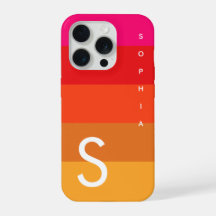 Estojo de Telefone com Inicial Personalizada e Nom