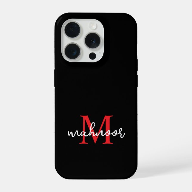 Estojo de Telefone com Monograma Personalizado Pre (Verso)