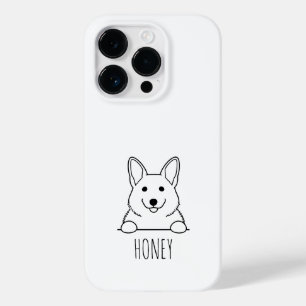 Estojo de telefone com nome personalizado de Beagl