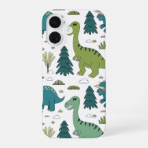 Estojo de telefone com padrão de dinossauros de de